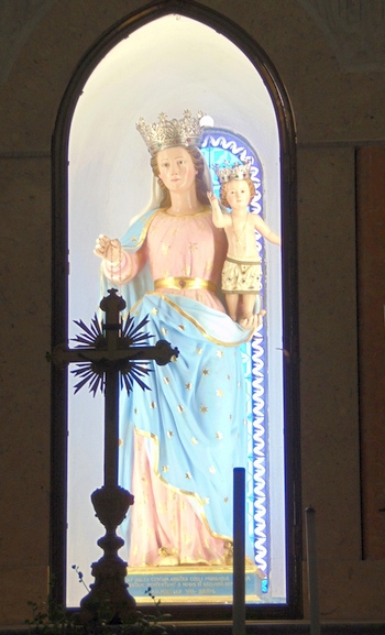 Statua Vergine 1855