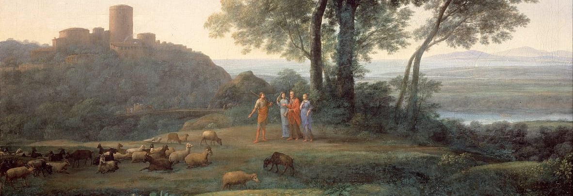 Claude Lorraine (1676), Giacobbe, Labano e le sue figlie