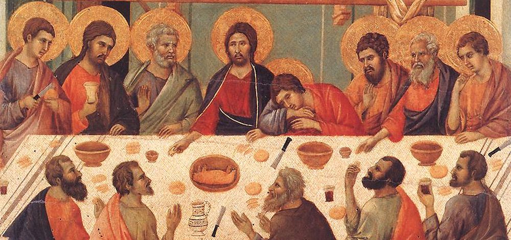 L'Ultima Cena di Duccio di Boninsegna, 1310 ca, Museo Opera del Duomo, Siena