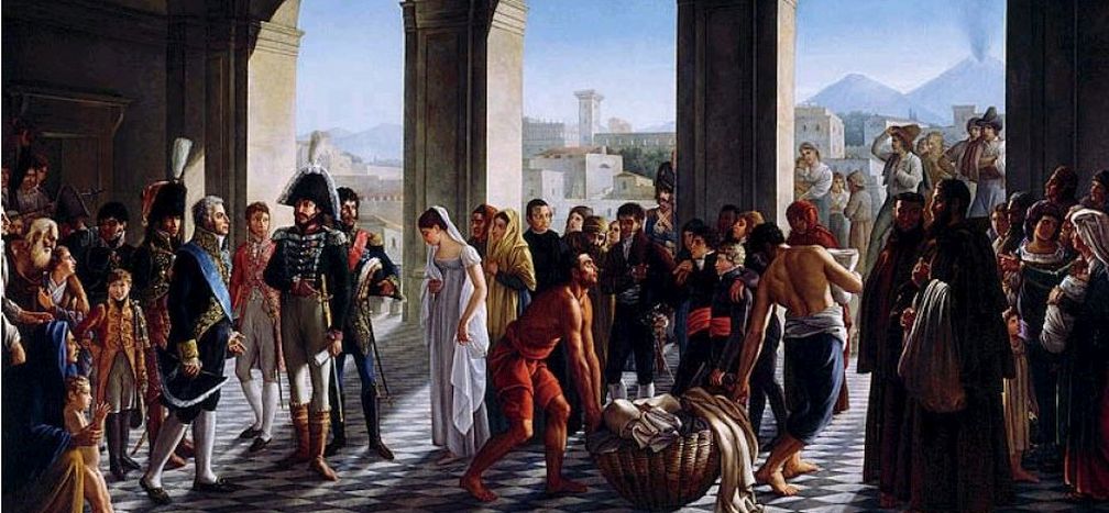 Benjamin Rolland, Murat visita l'albergo dei poveri a Napoli