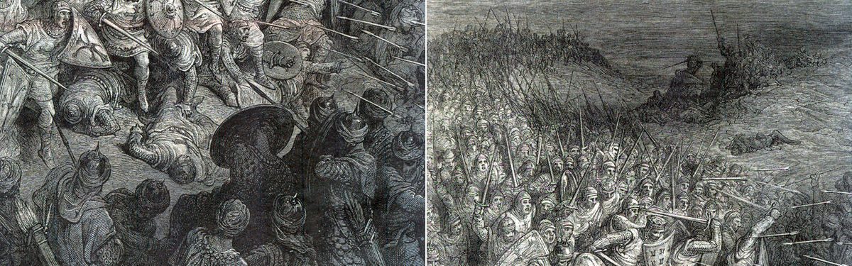 La Battaglia di Doryleum in una illustrazione di Gustave Doré - da Wikipedia