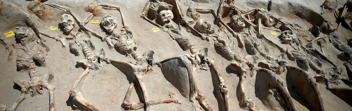 Scavi archeologici in Grecia con ritrovamento giustiziati (da /www.alarabiya.net)