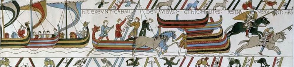 Particolare arazzo di Bayeux