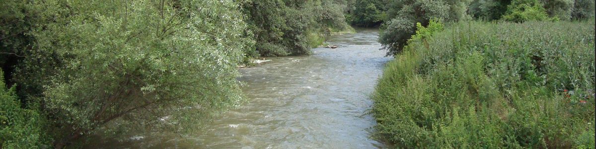 Un tratto del fiume Vardar in Macedonia