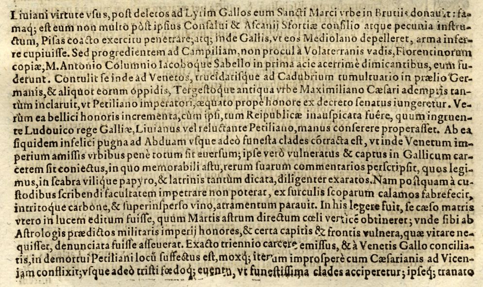 Paolo Giovio - Bartolomeo Liviano
