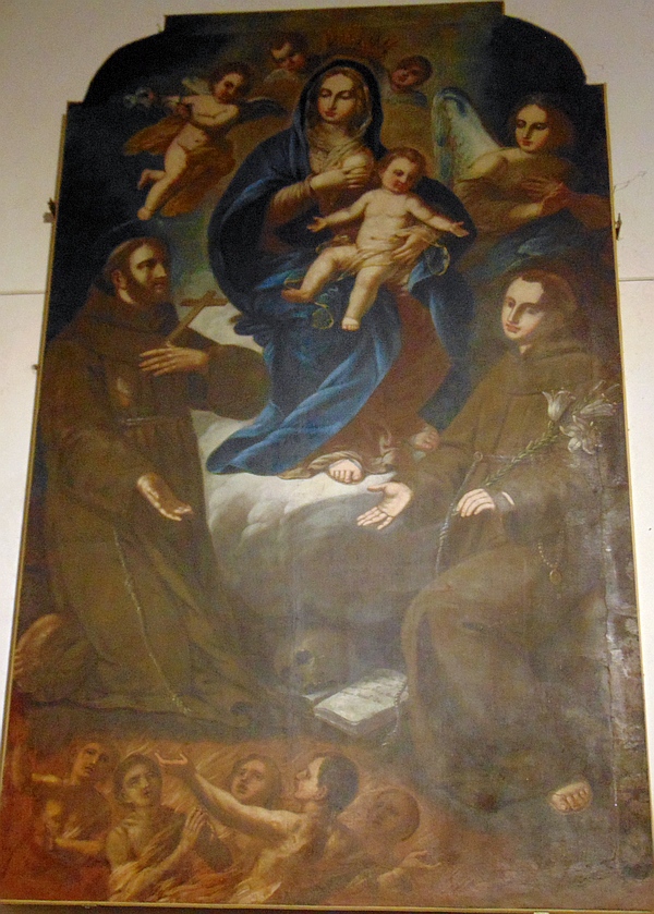 MADONNA CON BAMBINO SAN FRANCESCO E SANT'ANTONIO