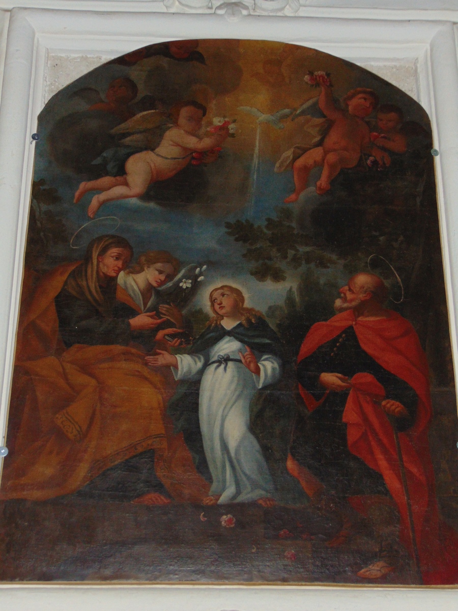 MARIA VERGINE BAMBINA CON SANT'ANNA E SAN GIOACCHINO